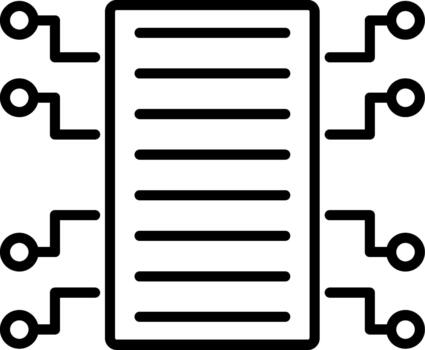 Stored Digital Data vector