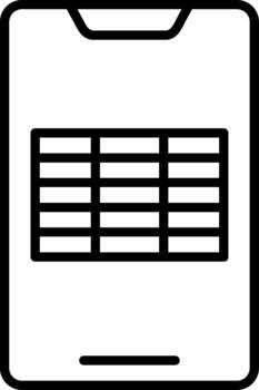 Spreadsheet Data Tool vector