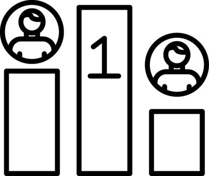 Data Bar Chart vector