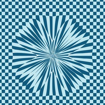 maravilloso inspector sin costura patrón, ondulado resumen retro tablero de damas antecedentes. vector