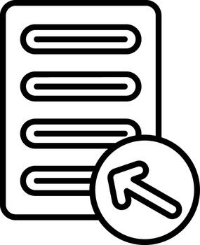 Navigation Drop Menu vector