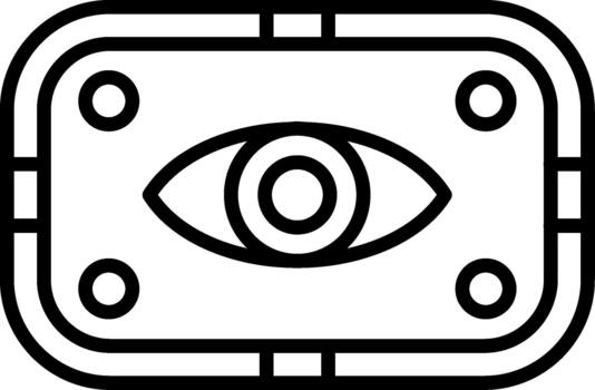 Retina Scan Sensor vector