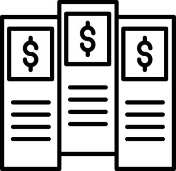 Pricing Table Layout vector