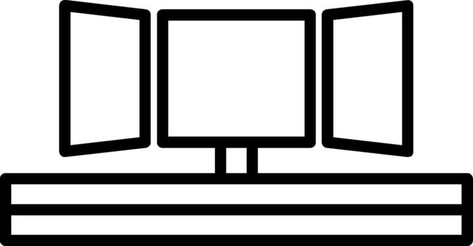 Personal Desktop Computer vector