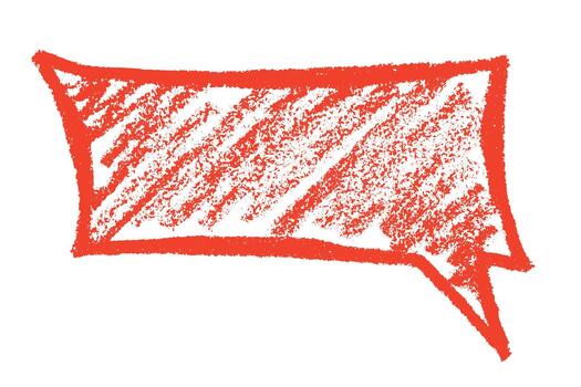 Hand drawn speech bubble Blank empty message box Textbox frame for banners, price tags, stickers, design dream sale chatting vector