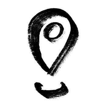 alfiler garabatear mano dibujado mapa alfiler mapa marcador puntero firmar GPS y cartografía herramientas ubicación alfiler símbolo determinar con precisión clipart en garabatear estilo soltero elemento para web, diseño vector