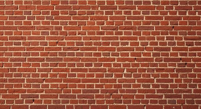 Classic red brick wall texture provides a rustic and timeless backdrop for diverse design projects and architectural concepts. photo