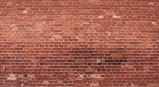 Rich, textured red brick wall offers a classic, versatile backdrop for any project, adding warmth and character instantly. photo