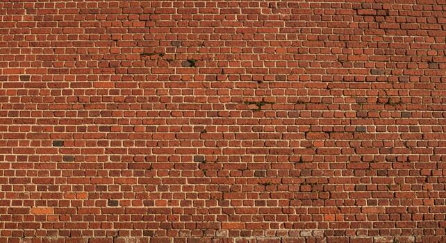 Durable aged red brick wall texture provides rustic charm and a classic architectural backdrop for any project. photo