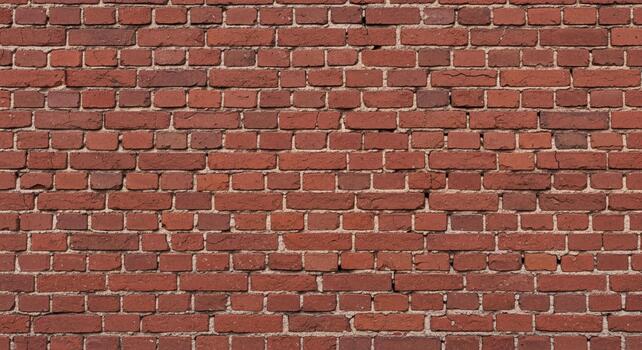 Capture timeless charm with this rustic red brick wall texture perfect for backgrounds, architectural renderings, and authentic designs photo