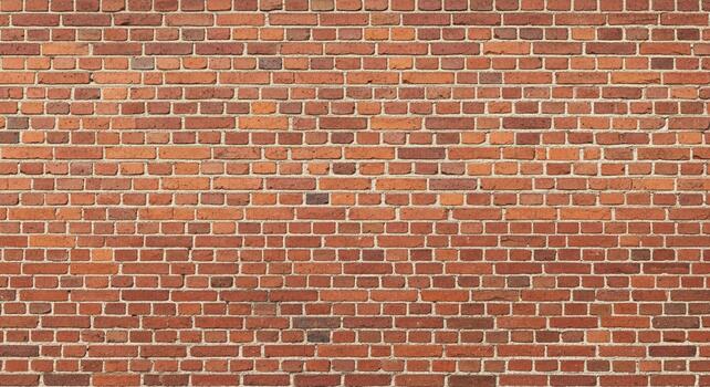 Classic red brick wall texture providing a rustic and timeless backdrop for diverse design projects and backgrounds photo