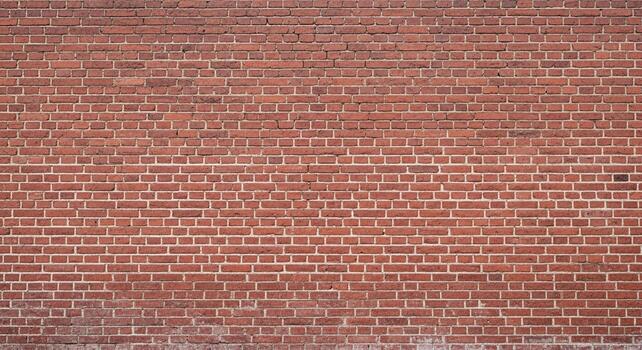 Authentic red brick wall texture provides a classic, durable, and visually appealing backdrop for any project photo