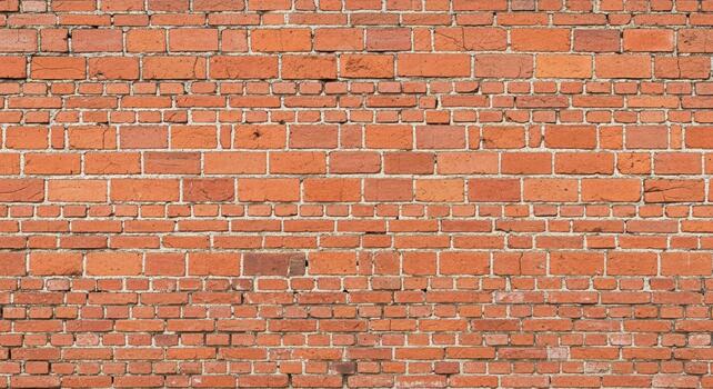 Stunning seamless red brick wall texture providing a rustic, durable, and versatile background for design projects photo