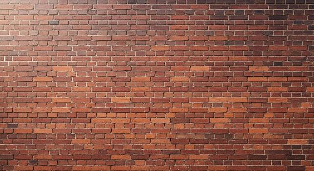 Rich textured red brick wall, a classic architectural element offering rustic charm and a versatile backdrop for any design project. photo
