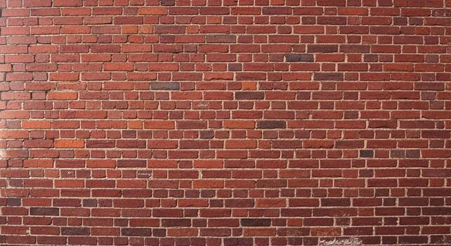 Discover this authentic, weathered red brick wall texture providing a rustic and industrial backdrop for your creative projects. photo