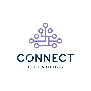 Abstract Line and Connection Logo Design Templates vector