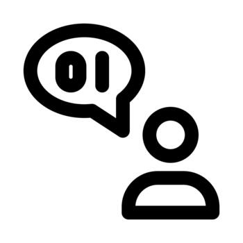 código comentario profesional línea icono. moderno mínimo ilustración representando programación notas, desarrollador comentario, y colaborativo codificación. vector