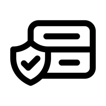 web proteccion profesional línea icono. moderno ilustración representando en línea seguridad, seguro hojeada, y digital sitio web proteccion. vector