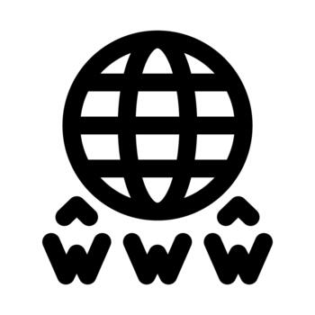 mundo amplio web profesional línea icono colocar. moderno ilustraciones representando Internet, en línea comunicación, hojeada, y global conectividad. vector