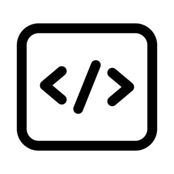 Coding Professional Line Icon Set. Modern illustrations representing programming, software development, and coding workflows. vector