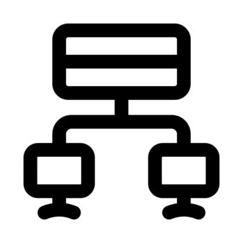 Network Monitoring Professional Line Icon. Modern minimal illustration representing system surveillance, digital network tracking, and online oversight. vector