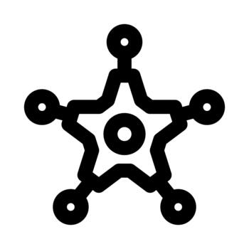 Network Setting Professional Line Icon. Modern illustration representing system configuration, connectivity management, and IT network adjustments. vector