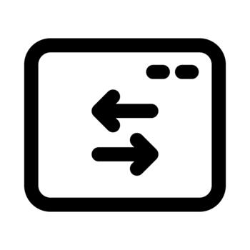 Link Professional Line Icon. Modern minimal illustration representing connections, hyperlinks, and digital network relationships. vector