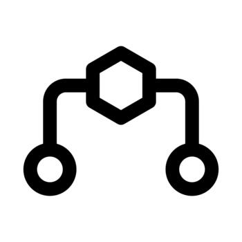 Workflow Professional Line Icon. Modern illustration representing business processes, task management, and operational efficiency. vector