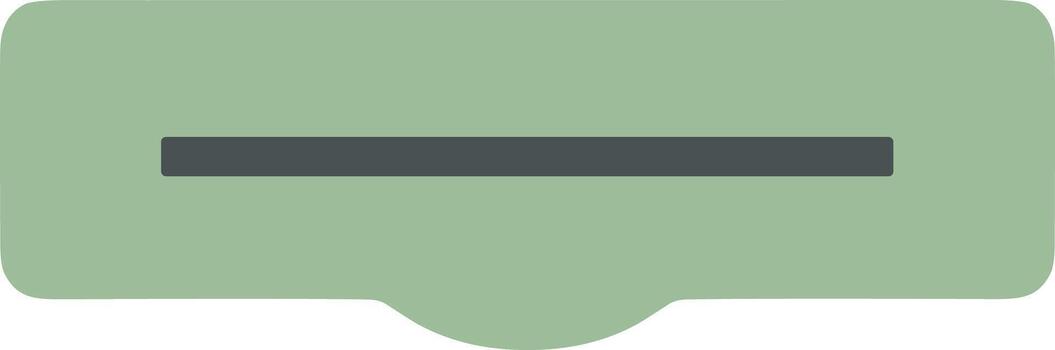 Simple Flat Design Slider Switch Button for User Interface Element vector