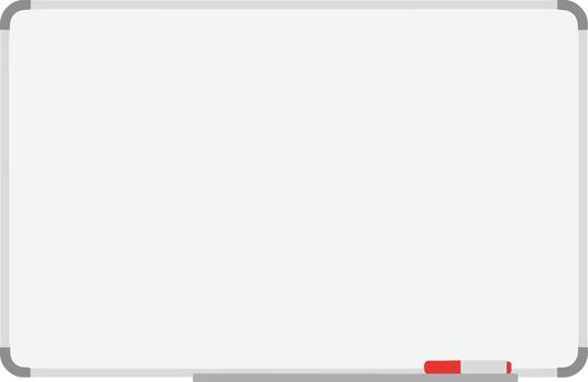 plano diseño pizarron con borrador para colegio y negocio presentación vector
