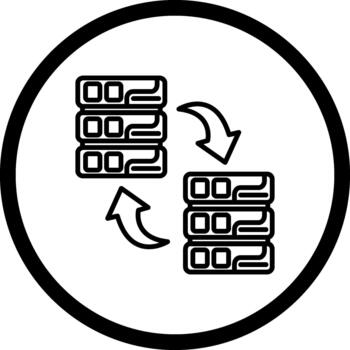 datos migración mínimo creativo plano diseño vector