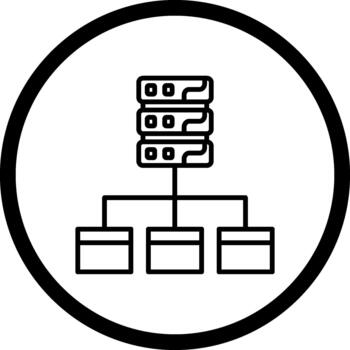 físico servidor distintivo usuario interfaz elemento vector