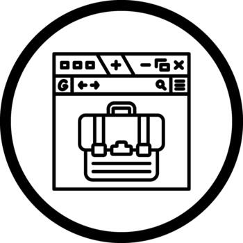 Browser Functional Modern Graphic Layout vector