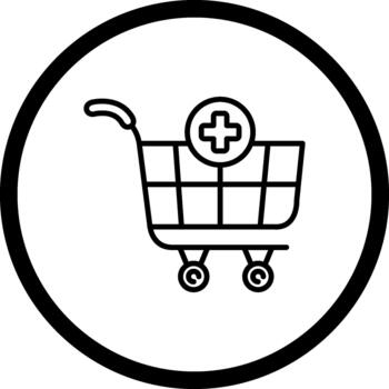 añadir a carro equilibrado alto resolución gráfico vector