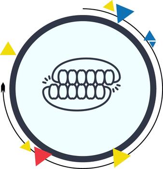 Teeth Grinder Professional Sharp Digital Art Feature vector