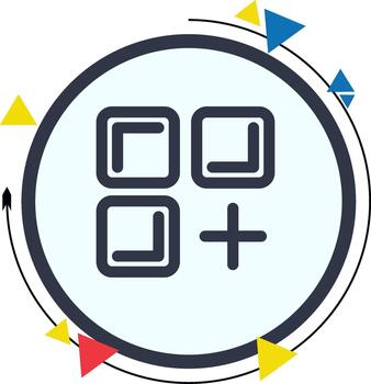 App Balanced Smooth User Interface Layout vector