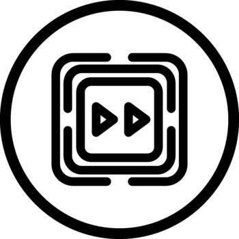 rápido adelante único moderno interfaz gráfico vector