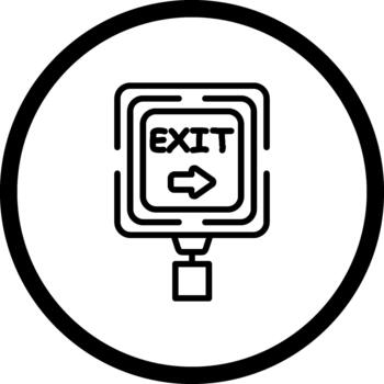 Next Exit Balanced Modern User Interface vector