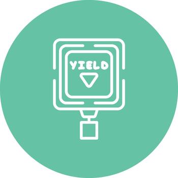 Yield Unique Smooth Branding Design Element vector