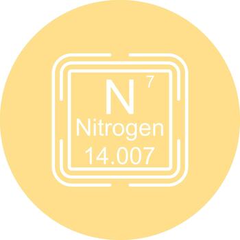Nitrogen Square Bold Modern User Experience Feature vector