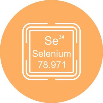 Selenium Square Premium Refined Product Design Element vector