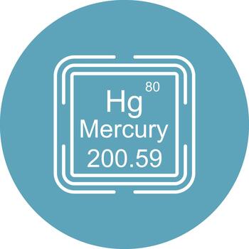 mercurio cuadrado alto resolución profesional diseño activo vector