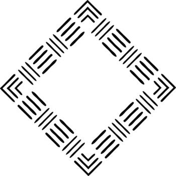 resumen geométrico diamante marco frontera modelo vector