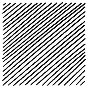 Dense parallel hatch lines in diagonal direction forming hand drawn pattern vector