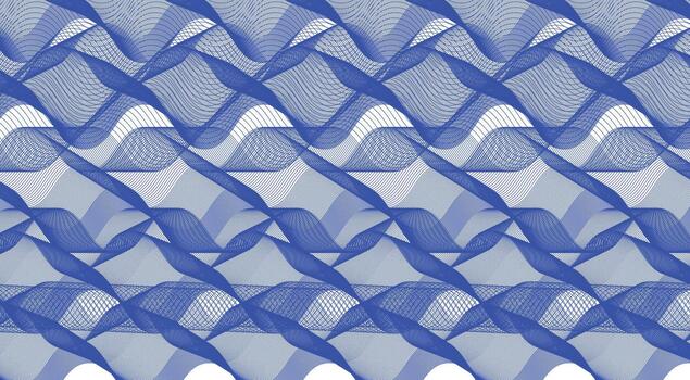 Blend Wavy Lines Curved Smooth Blue Abstract Background Design Illustration vector