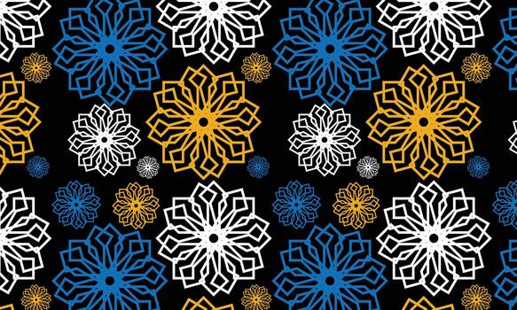 Mandala pattern background vector