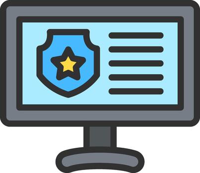 Computer Responsive App Shape vector