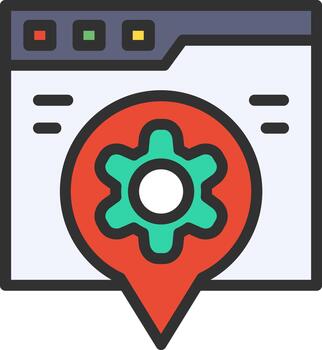Location User Interface Mark vector