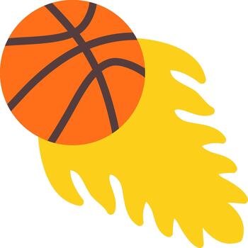 Flaming Vibrant Visual Object vector