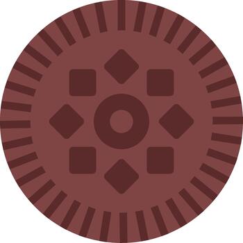 Oreo Minimal Art Object vector